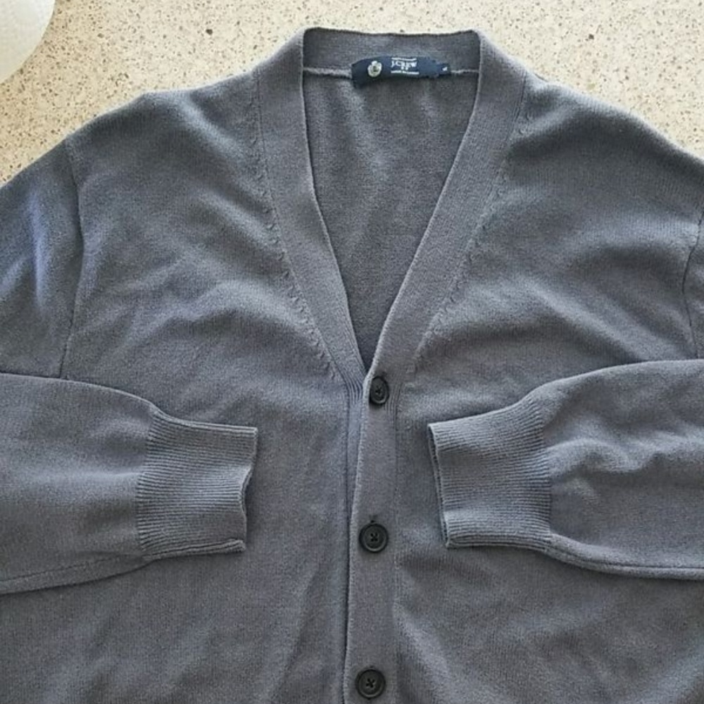 J Crew Mens Cardigan Sweater size XL
